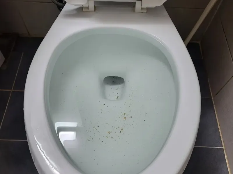 경산 변기막힘 작업사례 2