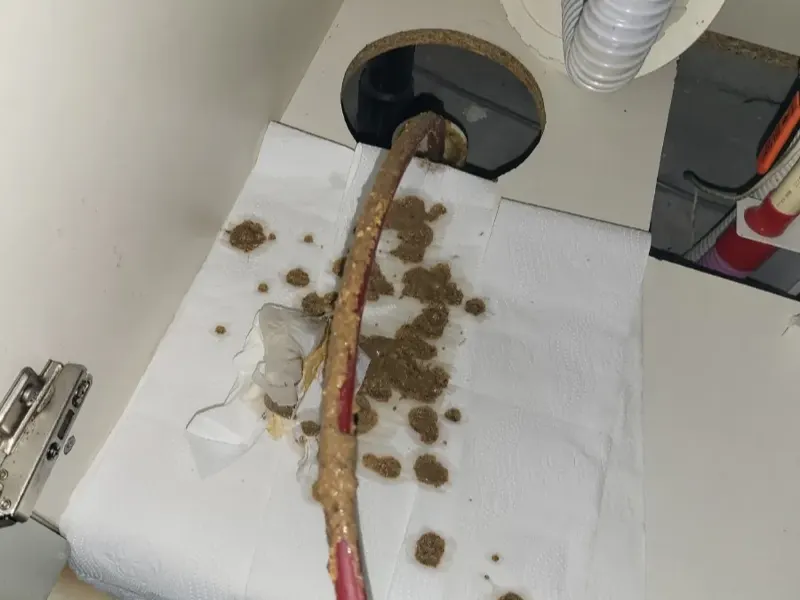경산 싱크대막힘 작업사례
